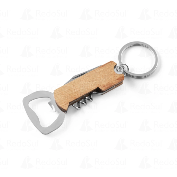 Canivete chaveiro personalizado 3 em 1 em bambu Canivete chaveiro personalizado 3 em 1 em bambu